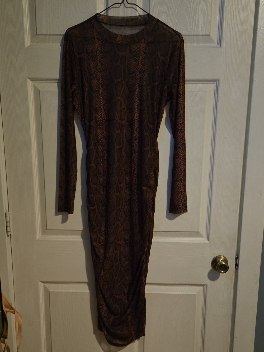 Snake Mesh Swim Coverup